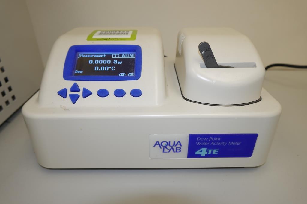 Actual lot photo: AquaLab 4TE water-activity meter
