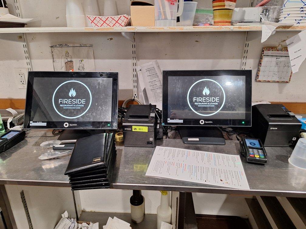 Actual lot photo: Spot On POS System, 6 Terminals, Touch Screens, Card Readers, Printers and Related