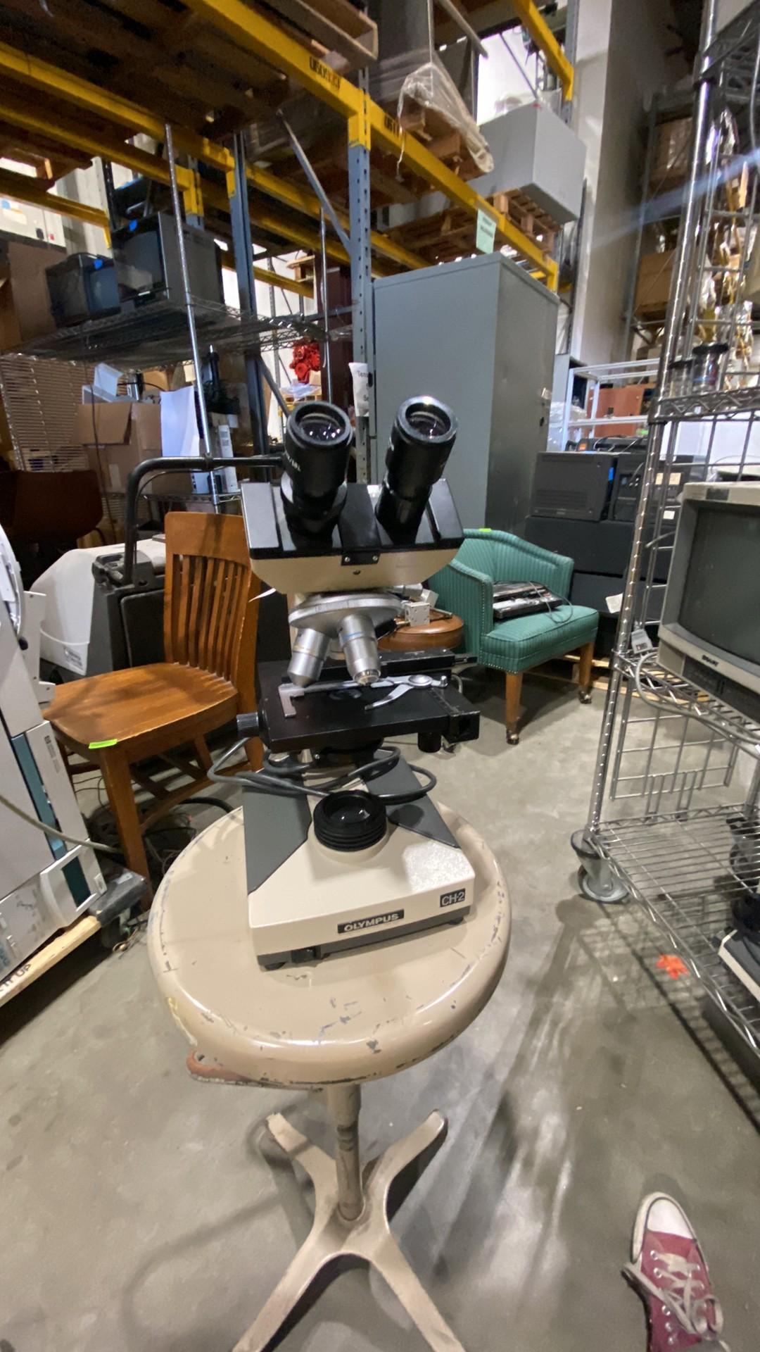 Actual lot photo: Olympus Microscope (628113)