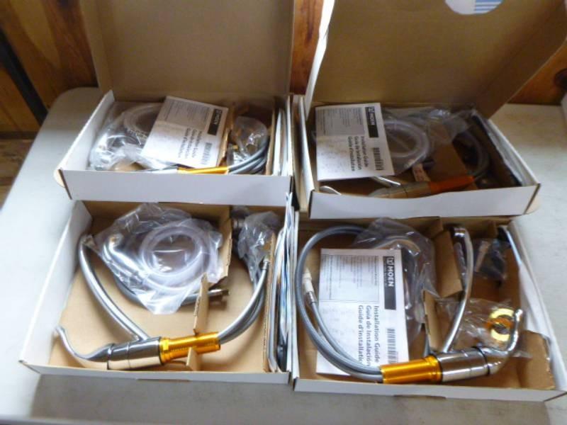 Actual lot photo: 4 New Moen Kitchen Faucets