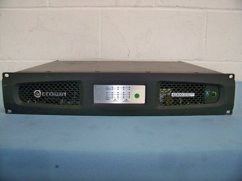 Actual lot photo: Crown Audio DCI 4/300 DriveCore Install Analog Series 4-Channel Amplifier 300 Watts x 4